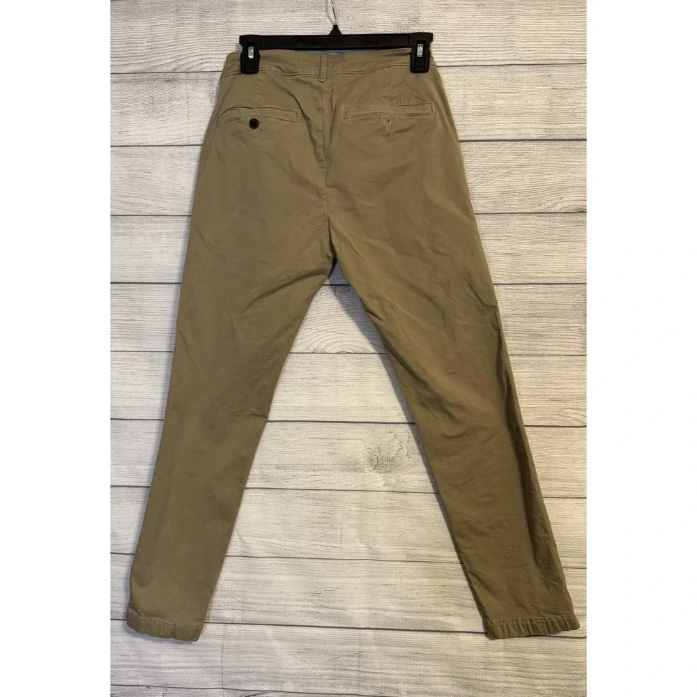 Abercrombie & Fitch Langdon Slim Stretch Pants Men's 28x30 Dark Khaki